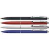 Schneider K 15 - Penna a sfera (mina per documenti, tratto M, colore inchiostro: blu), confezione da 4 pezzi, colori assortiti