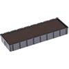 COLOP Cuscinetti di ricambio per polinomio-datario S120/WD Colop - nero - E12.BLS (conf.2)