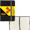 Idena 10033 - Quaderno DIN A7, a righe, carta crema, 192 pagine, 80 g/m², copertina rigida nera, 1 pz.