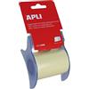 apli-agipa 48800 Dispenser Note riposizionabile Adesivo 60 mm x 10 m lama plastica colori assortiti