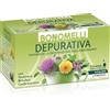 Bonomelli Tisane Funzionali, Depurativa, 16 Filtri, con Cardo Mariano, Sambuco e Tarassaco, Integratore Alimentare, Infusione a Caldo e a Freddo (32g)