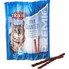 Trixie premio Stick Quintett - Snack per gatti, 5 × 5 g | Delizioso snack per tutti i giorni: ideale per il mezzo, con salmone e trota, praticamente porzionato