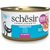 Schesir Cibo Umido Complementare in Lattine da 70 gr per Gatti - Tonnetto - 12x70 gr - IN BRODO