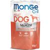 Monge Natural Grill Adult Cibo Umido per Cani - Salmone - 12x100 gr