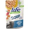 Life Cat Natural Soup Cibo Umido per Gatti - Salmone - 30x60 gr