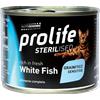 Prolife Sterilised Cibo Umido per Gatti Sterilizzati - 6x200 gr - Pesce Bianco