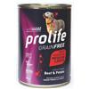 Prolife Sensitive GRAIN FREE con Manzo e Patate per Cani - 6x400 gr - OFFERTA SPECIALE! 5+1 OMAGGIO!