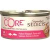 Wellness Core Signature Selects Cibo Umido per Gatti - 12x80 gr - IN BRODO - Straccetti di Tonno e Salmone