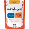 WeNature Bustine Jelly Cibo Umido per Gatti - Tonno con Salmone - 16x70 gr