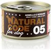 Natural Code For Dog Cibo Umido per Cani - 05 - Agnello e Verdure - 12x90 gr