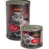 Leonardo Ricco di Manzo Cibo Umido per Gatti - 6x200 gr