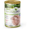 Naturina Elite Cibo Umido per Cani - Salmone - 12x400 gr - Coat Plus