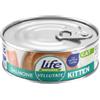 Life Cat Life Natural Vellutate Cibo Umido Completo per Gatti - Salmone - Kitten - 12x70 gr