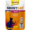 Gimcat Shinycat Cibo Umido in Brodo per Gatti - Pollo - 12x70 gr - Da consumare preferibilmente entro 23/08/2026 - SCONTO 70% - COMPLETE - Sterilized