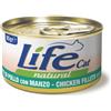 Life Cat Natural Cibo Umido per Gatti - Pollo e Manzo - 24x85 gr