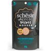 Schesir After Dark Cibo Umido per Gatti - 12x80 gr - Pollo con Uovo di Quaglia - VELVET MOUSSE