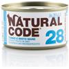 Natural Code Adult Cat Jelly Cibo Umido per Gatti - 28 - Tonno e Misto Mare in Jelly - 24x85 gr - IN SOFT JELLY