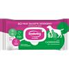 Inodorina Salviette Refresh Everyday per Cani e Gatti - Confezione da 40 salviette - Clorexidina
