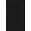 Zettler - Agenda tascabile Leporello nero 2026 - Planner mensile 10 × 16 cm, 1 mese per pagina, piega Leporello in 7 parti, calendario intercambiabile, rubrica, conteggio dei giorni lavorativi