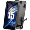 DTD Display per iPhone 15 LCD 6.1 di Ricambio per Schermo FHD Touch Digitizer 3D Compatibile con A3090, A2846, A3089, A3092
