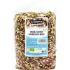 Oltresole, Semi Mix Omega Biologici 1 kg (Miscela di Semi di Zucca Girasole e Lino), Mix 3 Semi Oleosi Crudi Interi, Ricchi di Proteine Fibre e Omega-3, Ideale per Pane, Insalate, Yoghurt