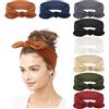 DRESHOW 8 Pezzi Fasce per Capelli Boho Stile Criss Cross Turbante Fascia Accessori Cerchietti per Donna Ragazze