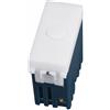 ETTROIT Lampada Segnapasso LED 1 Modulo 220V 6000K con Interruttore Frontale Compatibile Vimar Arké VA0301B