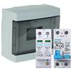 ETTROIT Quadro di campo AC monofase 3Kw light impianto fotovoltaico centralino 8 moduli Waterproof IP40