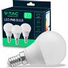 V-TAC Lampadina LED E14 4.5W P45 4000K Confezione 3 Pezzi - SKU 217358