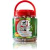 Leovet Leoveties Menta & Mango | 1,1 kg | Alimento complementare per Cavalli | Snack per l'allenamento o Come ricompensa | Senza aromi Artificiali & additivi | Conforme ADMR