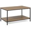 Amazon Basics Mesa de Centro Rectangular Roble, 50,5 x 80 x 42cm