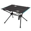 AKTIVE Tavolo da campeggio pieghevole 63x56x42 cm con portabicchieri e tasca in rete, Struttura robusta, Supporta fino a 100 kg, Ideale per l'esterno e per il trasporto con borsa inclusa (63129)