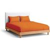 Nina Home Completo Lenzuola in Puro Cotone, Set Biancheria da Letto Premium Quality Made in Italy, con Federe 50x80cm (Zucca, Singolo, Tinta Unita)
