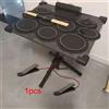 Drum Pedal Pedale Elettronico per Percussioni Foot Pedal con Connettore Cavo Pad