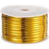 QUARKZMAN Twist Ties per Sacchetti 100 Yard Twist Ties in Plastica Tono Oro