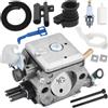 ZAMDOE 372XP Carburatore per Husqvarna HD-12 HD-6 362 365 371 372 372XPW Motosega 5032818-01 503 28 32-03 503283203 503283204 503281805 Carburatore con Supporto Filtro Aria Kit di aspirazione