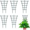 Xinsenke Supporto per Piante da Interno, 6 Pezzi Griglie Rampicanti da Giardino, Supporti Impilabili e Riutilizzabili per Piante Rampicanti, Ideali per Vasi Interni ed Esterni