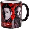 Elbenwald Supernatural tazza Sam Dean Castiel Crowley All -Round Printing 320 ml di ceramica rossa