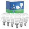 novapollo Lampadine E14 LED Non Dimmerabili, 7.5W (Eq.60W), Bianco Caldo 2700K, 806Lm, 15000h - Ideali Camera da Letto/Soggiorno (6)