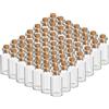 CLTPY 100pz Bottigliette di Vetro Piccole,5ml Vasetti Barattolini Vetro Piccoli con Tappo Sughero,Bottiglie Mignon per Porta Spezie, Bomboniere e Marmellata,Decorazioni Artigianali fai-da-te