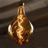 GBLY Grande lampadina a LED E27, lampadina irregolare 3W in forma insolita 2200K bianco caldo, illuminazione decorativa in oro dorato 27CM, può essere utilizzata come lampada a sospensione, non dimmerabile