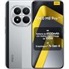 Xiaomi POCO M8 Pro 5G, Smartphone 12+512GB, Display AMOLED CrystalRes 6,83 1.5K, Snapdragon® 7s Gen 4, Fotocamera 50MP Light Fusion 800 con OIS, IP68, Argento, Garanzia 2 anni, Caricatore non incluso