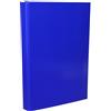 Pagna - Scatola a quaderno A4, 3 risvolti interni, con elastico, colore: blu