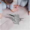 Replica di aereo da caccia in 1/72 con espositore, collezione di aeromobili