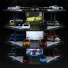 Vetrina Espositiva in Miniatura 1/64, Diorama Da Garage a 4 Livelli con
