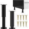 ZDL Piedini per Mobili Regolabili Altezza,2pcs Piedini Regolabili per Letto,Supporti Metallici per Mobili,Piedi Regolabili Scrivania,Piede per Supporto A Doghe,Piedini Regolabili per Mobili,Divano