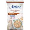 NATTURA Fiocchi di Avena Integrale Bio, Fonte di Fibre e di Proteine, a Basso Contenuto di Grassi Saturi, Prodotto Vegano, Contribuisce a Mantenere i Livelli Normali di Colesterolo, 500 g