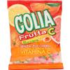 Golia Frutta C, Caramelle Dure Ripiene, Gusto Agrumi con Vitamina C, con Succo di Frutta, Senza Zucchero, Confenzione da 90g