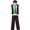 DiULi Costume da Ragazzo Vittoriano, 5PCS Costume Vittoriano per Bambini, Vestito Medievale Bambini, per Carnevale, Festa, Cosplay (M)