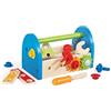 Hape Cassetta degli Attrezzi | In legno, con maniglia e utensili realistici | Giocattolo per bambini dai 3 anni